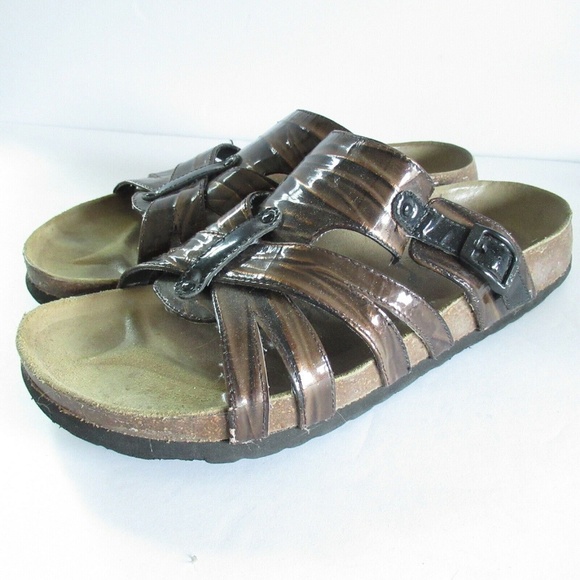 birkenstock with tortoise buckle
